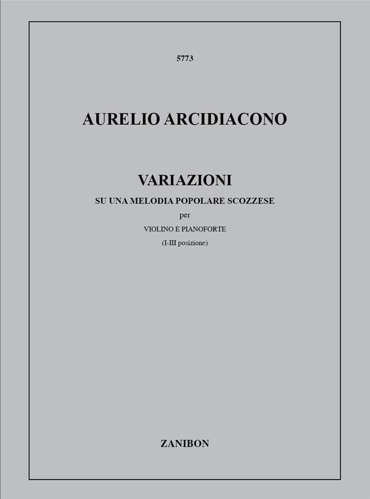 Variazioni su una melodia popolare scozzese